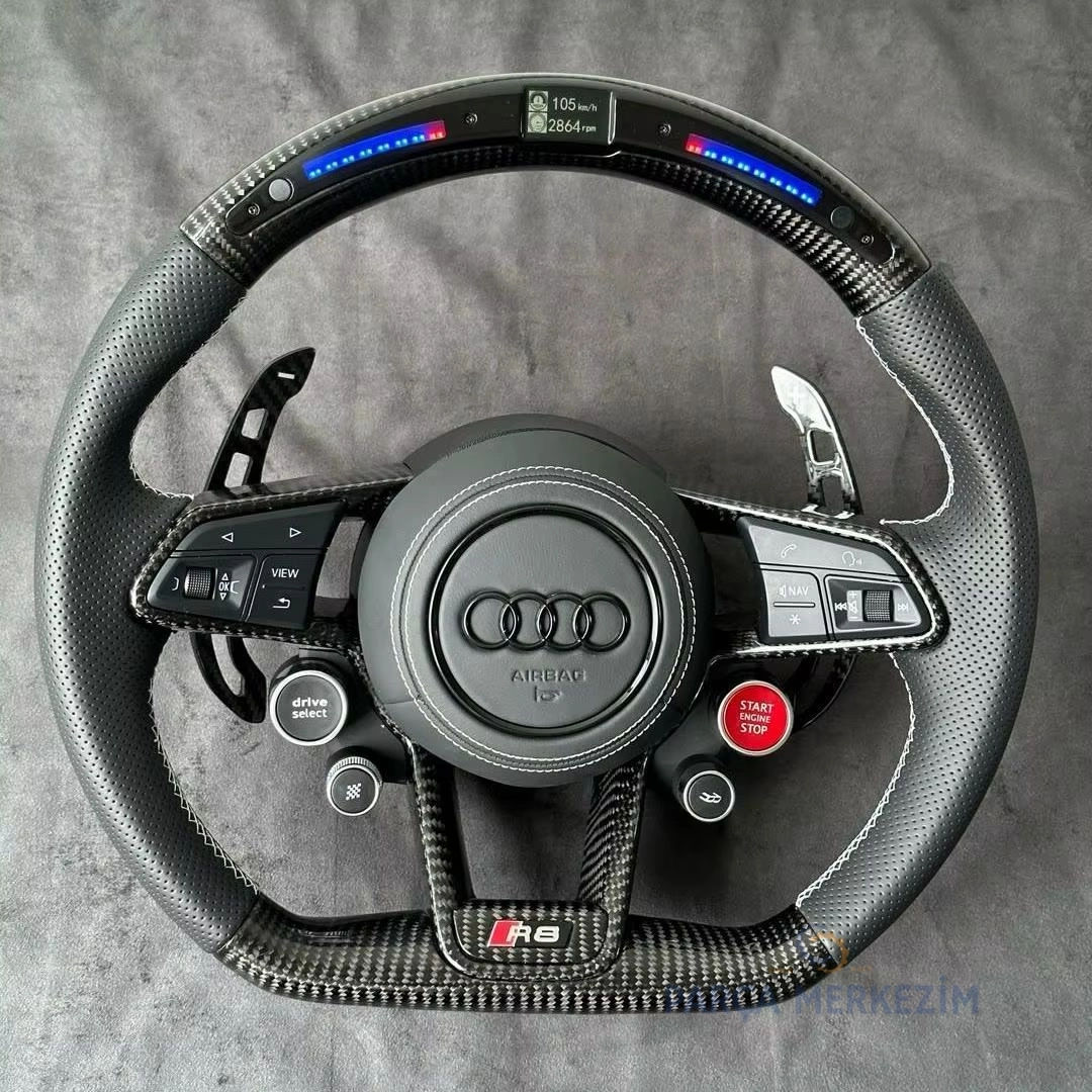 Audi Karbon Ledli RS Direksiyon